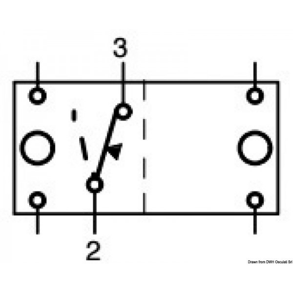Interruttore (ON)-OFF 12 V  - N°2 - comptoirnautique.com