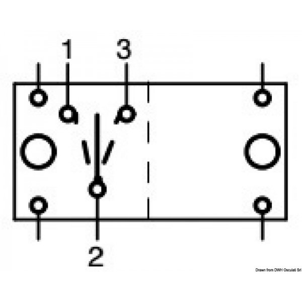 Interruttore ON-OFF-ON 12 V  - N°2 - comptoirnautique.com