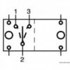 Interruttore ON-OFF-ON 12 V  - N°2 - comptoirnautique.com