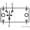 Interrupteur (ON)-OFF-(ON) 2 ampoules blanches 12V  - N°1 - comptoirnautique.com 