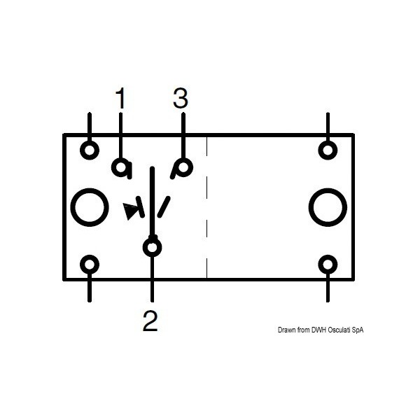 Interruttore ON-Interruttore OFF 2 lampadine bianche da 12 V  - N°1 - comptoirnautique.com