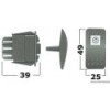 ON-OFF switch 2 white 12 V bulbs - N°3 - comptoirnautique.com 