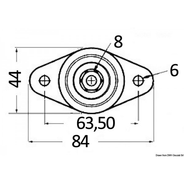 Conexión Maxi 83 x 44 mm - N°2 - comptoirnautique.com