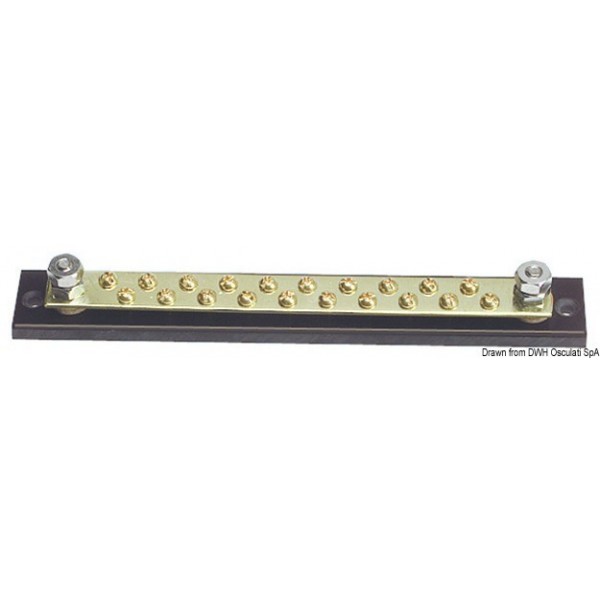 Barrette support Bus-Bar 20 x 4 mm  - N°1 - comptoirnautique.com