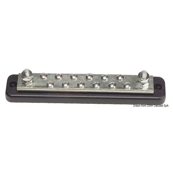 Barrette support Bus-Bar 12 x 5 mm  - N°1 - comptoirnautique.com