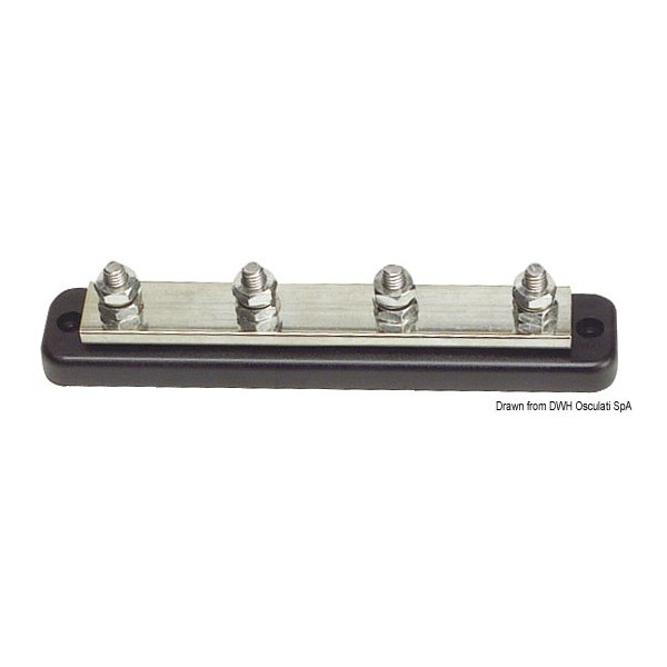 Barrette support Bus-Bar 4 x 8 mm  - N°1 - comptoirnautique.com