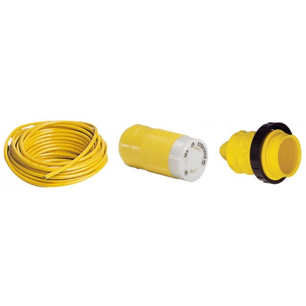 Cavo da 3x4 mm con spina MARINCO 16 A 15 m - N°1 - comptoirnautique.com