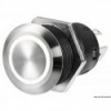 Acciaio inox FLAT ON-OFF Interruttore rosso 12 V  - N°1 - comptoirnautique.com