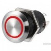 Interruttore piatto in acciaio inox (ON)-OFF 24 V bianco  - N°2 - comptoirnautique.com