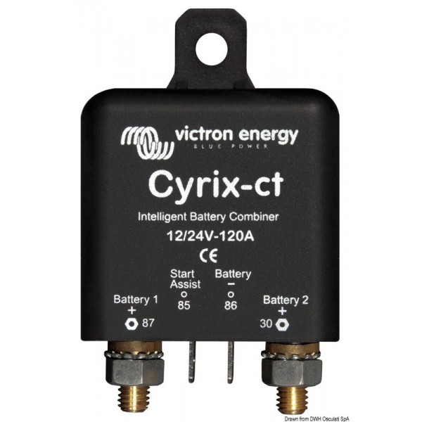 Acoplador de batería VICTRON Cyrix-ct 120Ah - N°1 - comptoirnautique.com 