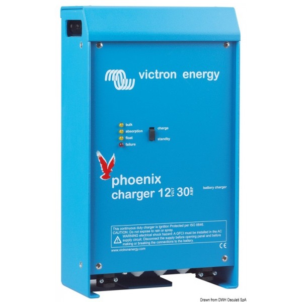 Carregador de bateria VICTRON Phoenix 50 4 Ah - N°1 - comptoirnautique.com 