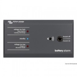 Panel Victron battery alarm