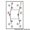 Marina R interruttore senza levetta (ON)-OFF-(ON)  - N°3 - comptoirnautique.com
