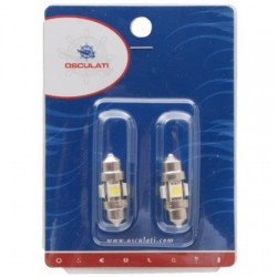 Set of 2 44 mm LED spindle...