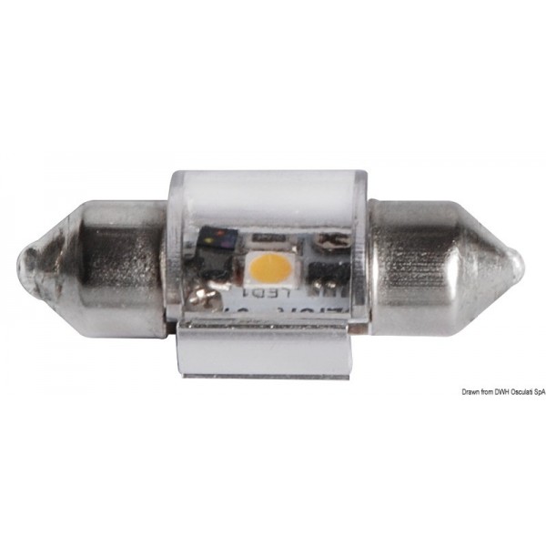 Lampadina LED bianca/verde - N°1 - comptoirnautique.com