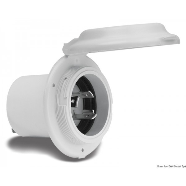 Presa Marinco Valox 16-30 A anteriore rotonda  - N°1 - comptoirnautique.com