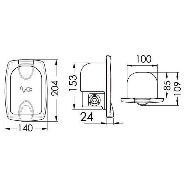 Prise électrique fixe tournanate R-Evolve 16 A  - N°4 - comptoirnautique.com