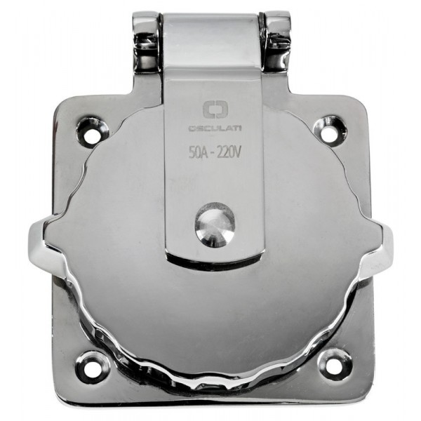 Presa di corrente impermeabile IP56 in acciaio inox 30 A 220 V - N°1 - comptoirnautique.com