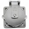 Presa di corrente impermeabile IP56 in acciaio inox 30 A 220 V