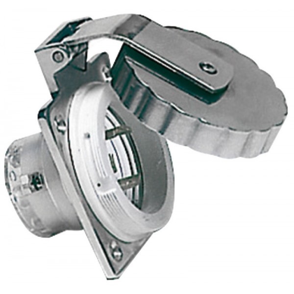 Presa di corrente impermeabile IP56 in acciaio inox 30 A 220 V - N°2 - comptoirnautique.com