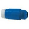 Enchufe 30 A 220 V azul