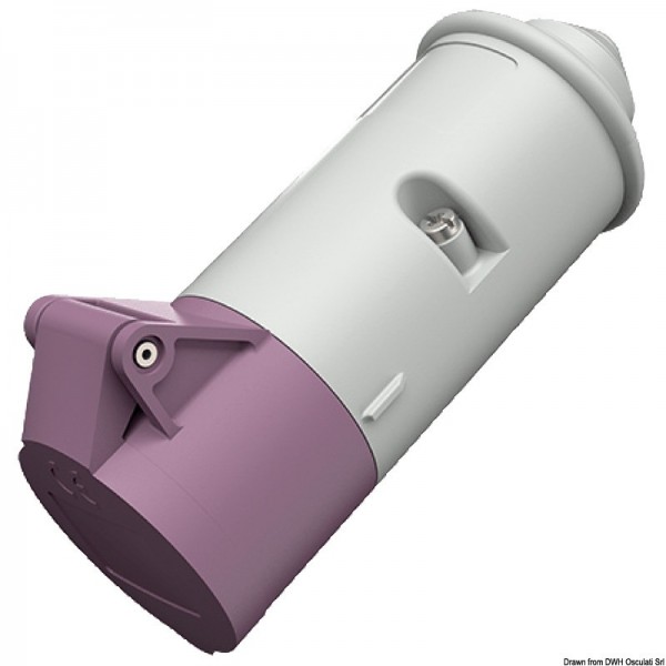 Presa con terminale a vite a 2 poli 12/24V 16A - N°1 - comptoirnautique.com