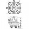 ON-OFF-OUT semi-recessed battery switch - N°2 - comptoirnautique.com