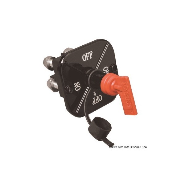 Interruttore-batteria bipolare 300 A  - N°1 - comptoirnautique.com