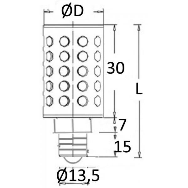 LED bulb 12/24 V E14 3.2 W 260 lm - N°2 - comptoirnautique.com