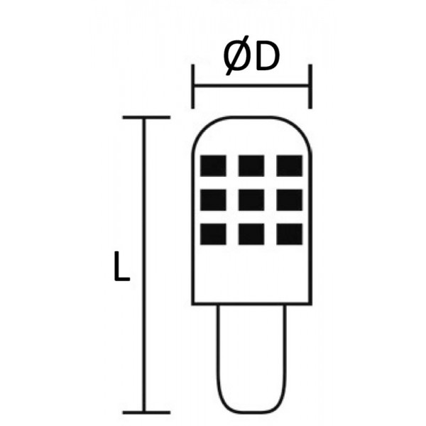 SMD-LED-Glühbirne 12/24 V 23 W Äquivalente - N°3 - comptoirnautique.com