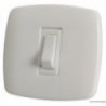 Interruttore contemporaneo N. 1 bianco