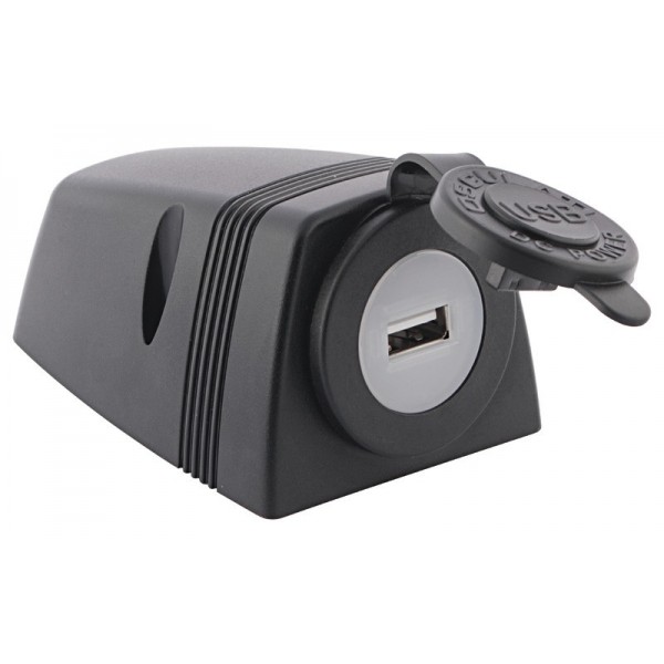 Presa USB + carenatura f. montaggio in superficie - N°1 - comptoirnautique.com