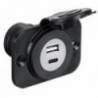 Presa USB A standard + microfono-C