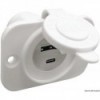Presa USB Tipo-A + Tipo-C bianco - N°1 - comptoirnautique.com