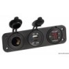 Voltmetro e amperometro digitali + doppia presa USB Tipo A C 12V - N°1 - comptoirnautique.com