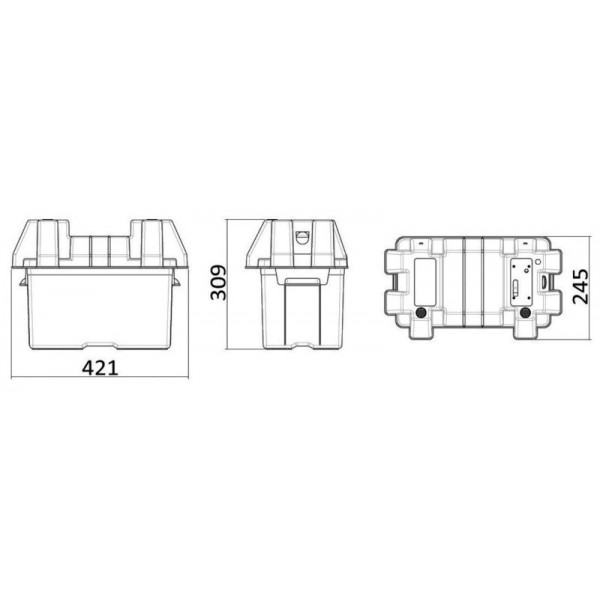 Power Centre Deluxe battery box - N°3 - comptoirnautique.com 