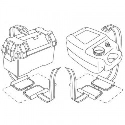 Par de suportes de montagem...