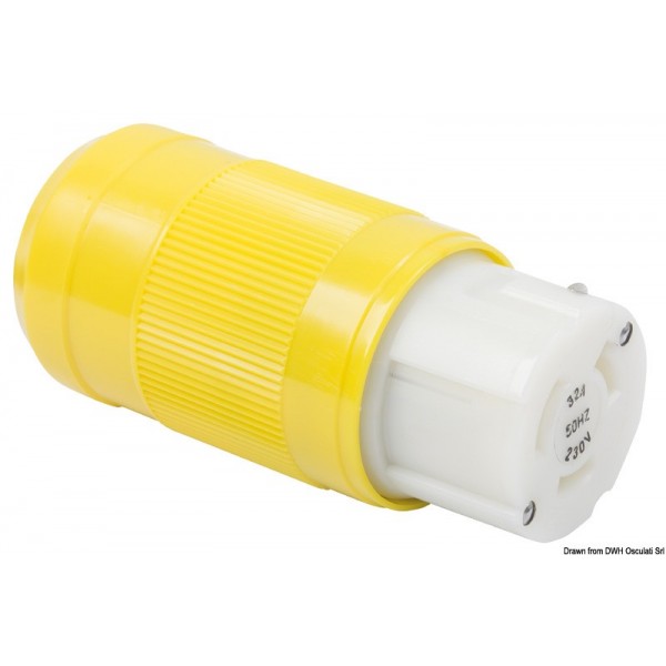 Spina Marinco bipolare monofase a 3 fili  - N°1 - comptoirnautique.com