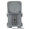 Presa di corrente bipolare grigio scuro - N°1 - comptoirnautique.com