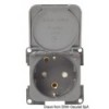 Schuko socket outlet dark grey - N°1 - comptoirnautique.com 