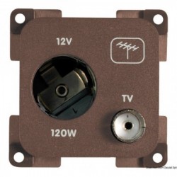 Presa antenna TV marrone