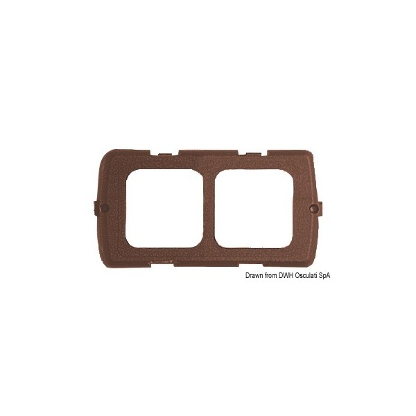 Kit di montaggio doppio marrone - N°1 - comptoirnautique.com