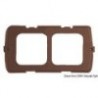 Double mounting kit brown