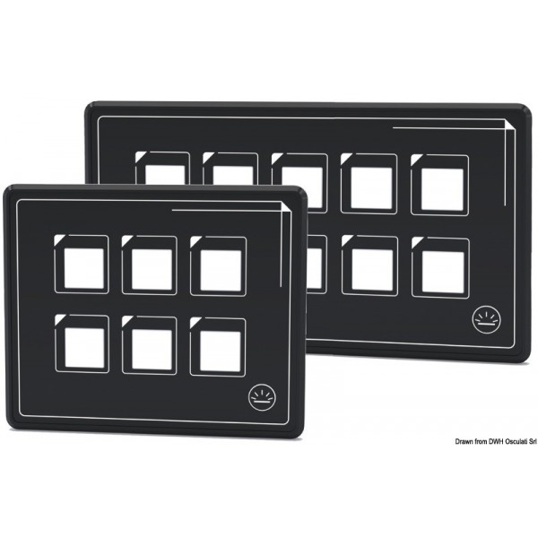 Panel electrónico táctil con 6 interruptores - N°1 - comptoirnautique.com