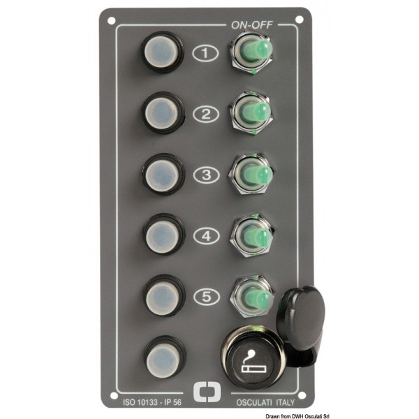 Interruptor de encendedor Elite electric panel 5 - N°1 - comptoirnautique.com 