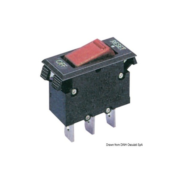 Interrupteur thermique à  bascule 15 A  - N°1 - comptoirnautique.com