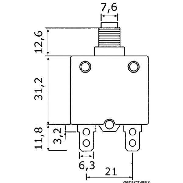 Automatische Thermosicherung 15 A - N°2 - comptoirnautique.com