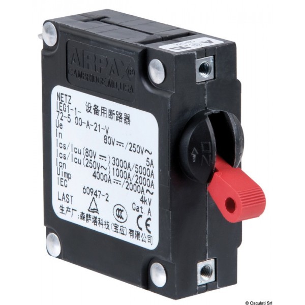 Interruptor Airpax alavanca do magneto automático 5A  - N°1 - comptoirnautique.com