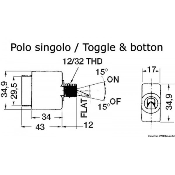 Airpax interrutor magneto-hidráulico 5 A  - N°2 - comptoirnautique.com 