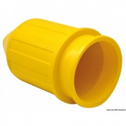 Yellow PVC watertight cap p...